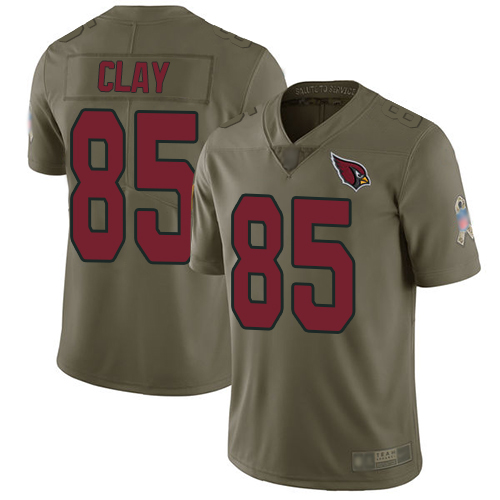Arizona Cardinals Limited Olive Men Charles Clay Jersey NFL Football #85 2017 Salute to Service->arizona cardinals->NFL Jersey